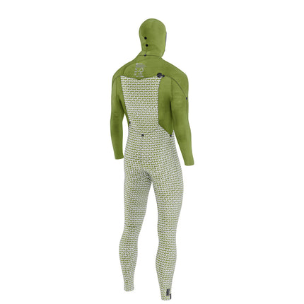 Prolimit Prolimit Wetsuit Heren Predator Steamer Free-X 4/3MM Hooded Zwart