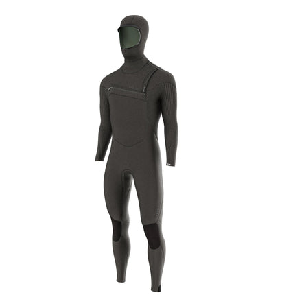 Prolimit Prolimit Wetsuit Heren Predator Steamer Free-X 6/4MM Hooded Zwart