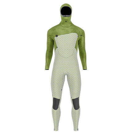 Prolimit Prolimit Wetsuit Heren Predator Steamer Free-X 6/4MM Hooded Zwart