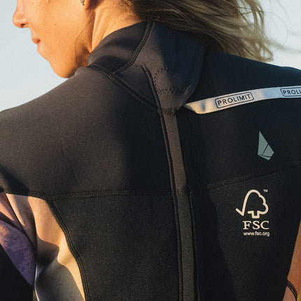 Prolimit Shorty Dames Fire V-Zip 2/2MM Grijs/Silver