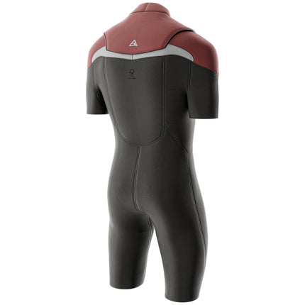 Prolimit Shorty Heren ACE Freezip 2/2MM Zwart/Burgundy