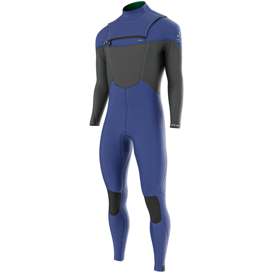 Prolimit Wetsuit Heren Fusion Steamer Freezip 3/2MM Blauw/Grijs