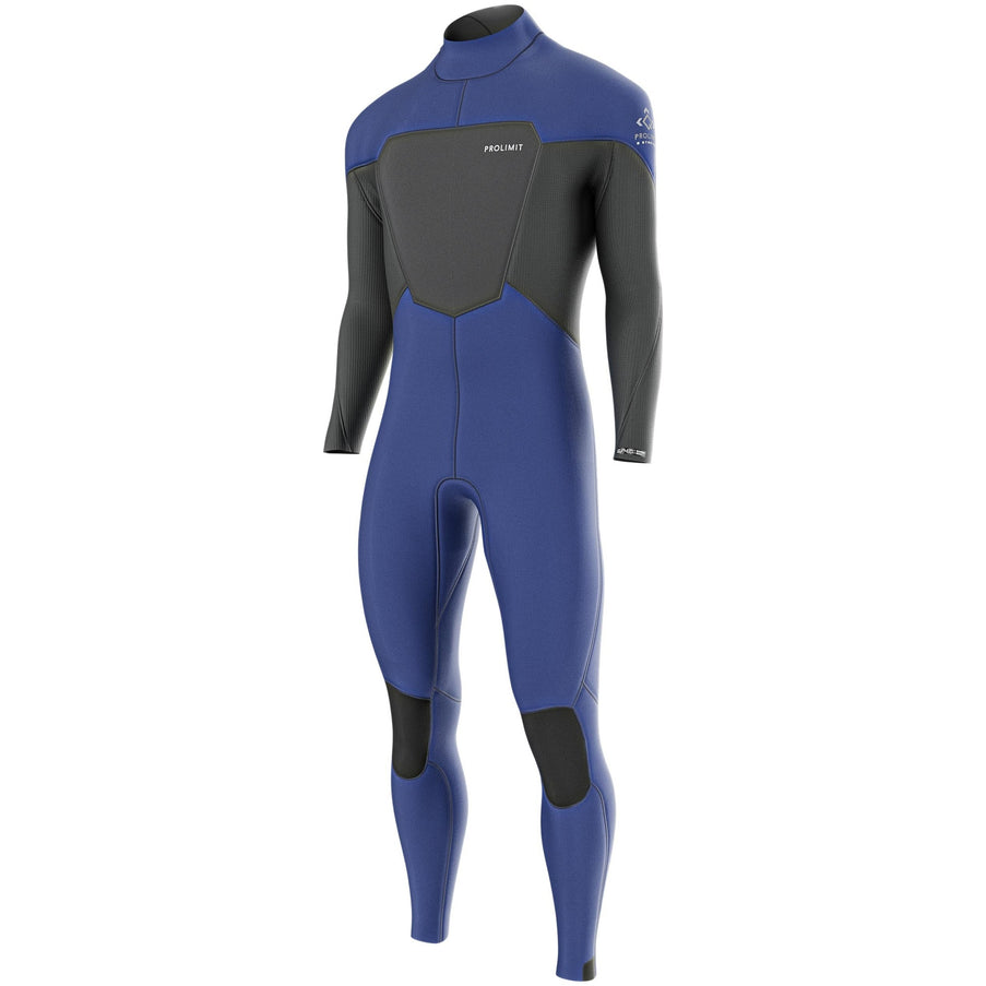 Prolimit Wetsuit Heren Fusion Steamer V-Zip 3/2MM Blauw/Grijs