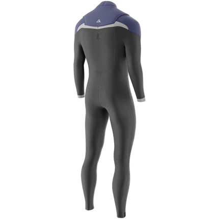 Prolimit Wetsuit Heren ACE Steamer Freezip 5/4MM Zwart/Blauw/Grijs