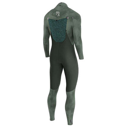 Prolimit Wetsuit Heren ACE Steamer Freezip 4/3MM Zwart/Blauw/Grijs