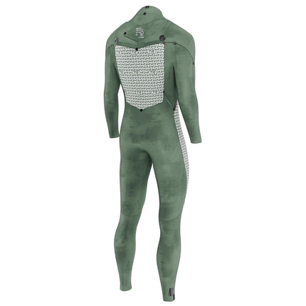 Prolimit Wetsuit Heren Mercury Steamer Freezip 4/3MM Zwart/Burgundy