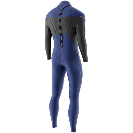 Prolimit Wetsuit Heren Fusion Steamer V-Zip 5/4MM Blauw/Grijs