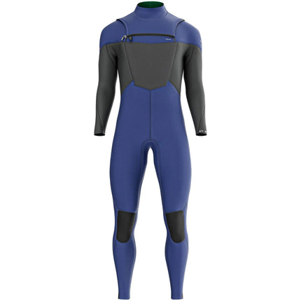 Prolimit Wetsuit Heren Fusion Steamer Freezip 3/2MM Blauw/Grijs