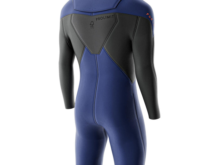 Prolimit Shorty Heren Fusion Sunset Freezip 2/2MM Blauw/Grijs