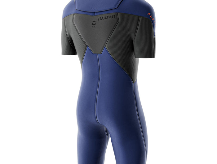 Prolimit Shorty Fusion Heren Freezip 2/2MM Blauw/Grijs