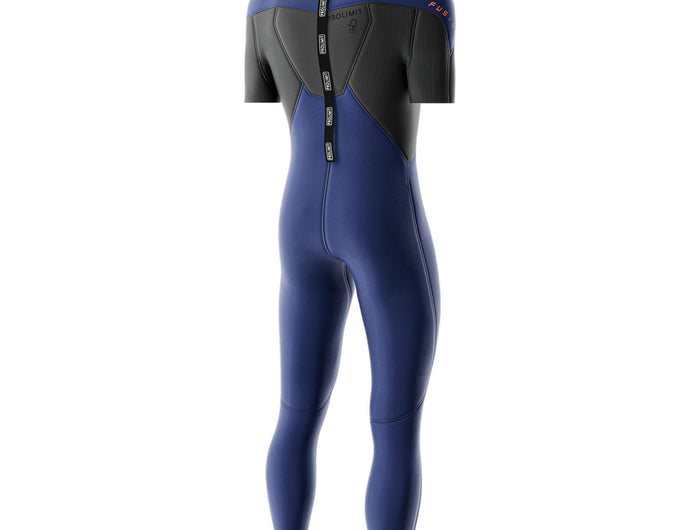 Prolimit Wetsuit Heren Fusion Steamer SA V-Zip 3/2MM Blauw/Grijs