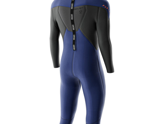 Prolimit Wetsuit Heren Fusion Steamer Overknee V-Zip 3/2MM Blauw/Grijs