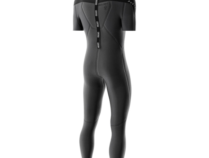 Prolimit Wetsuit Heren Fusion Steamer SA V-Zip 3/2MM Zwart
