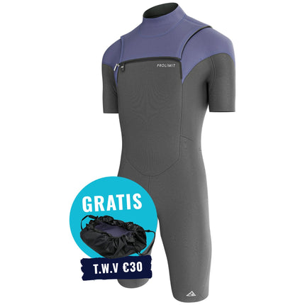 Prolimit Shorty Men's ACE Freezip 2/2MM Black/Blue