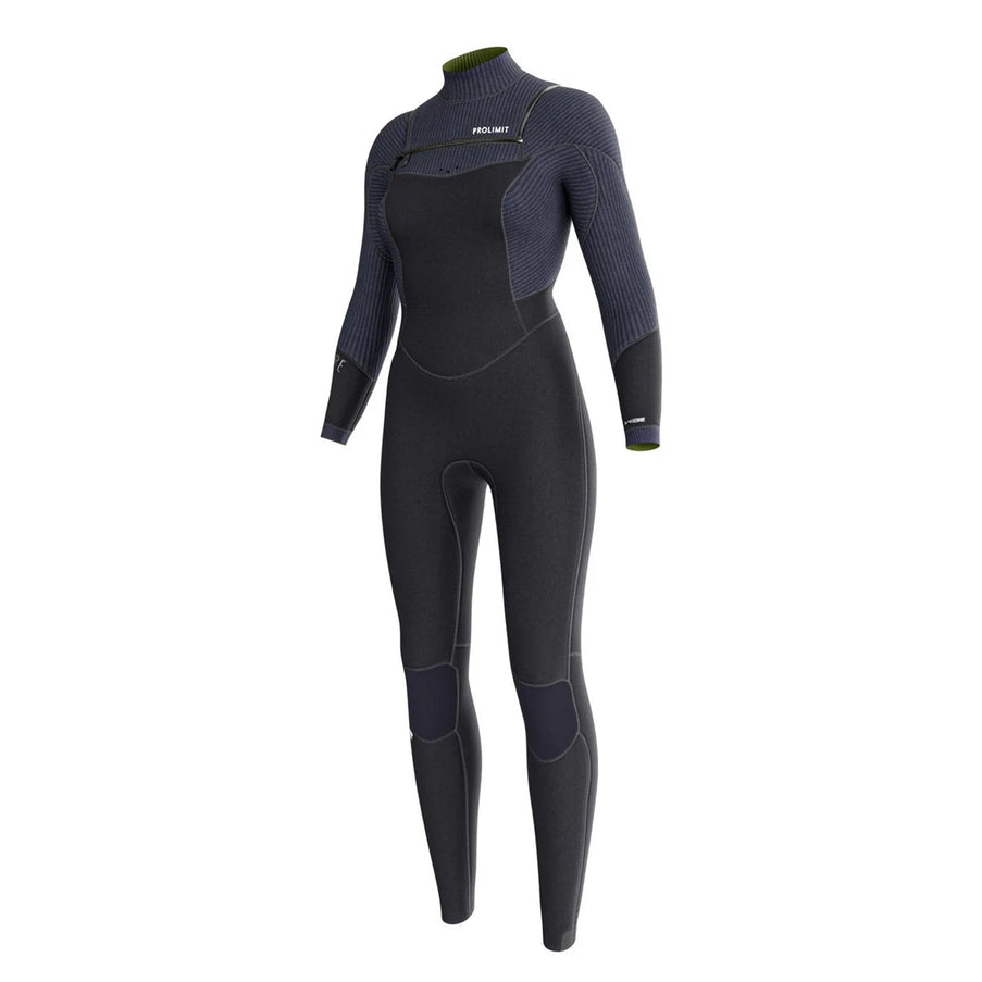 Prolimit Wetsuit Dames Flare Steamer Freezip 3/2MM Zwart