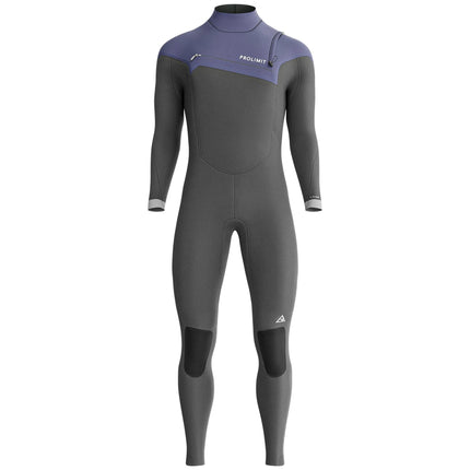 Prolimit Wetsuit Heren ACE Steamer Free-X 5/4MM Zwart/Blauw
