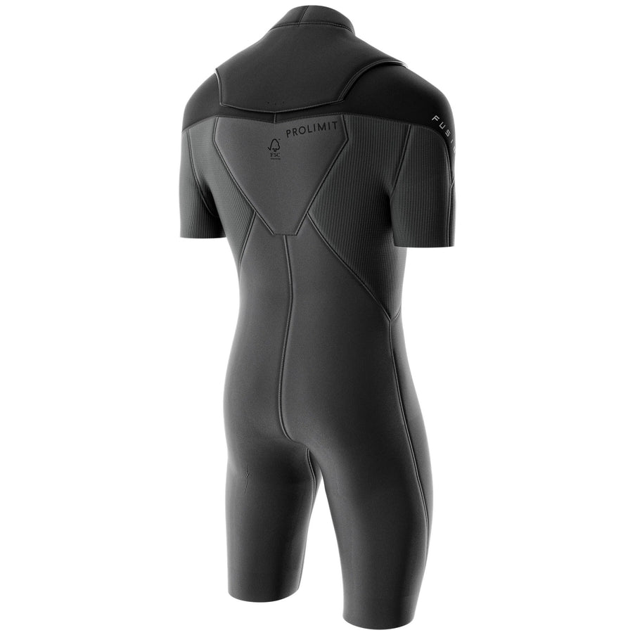 Prolimit Shorty Heren Fusion Freezip 2/2MM Zwart