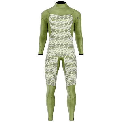 Prolimit Wetsuit Heren Predator Steamer V-Zip 5/4MM Zwart