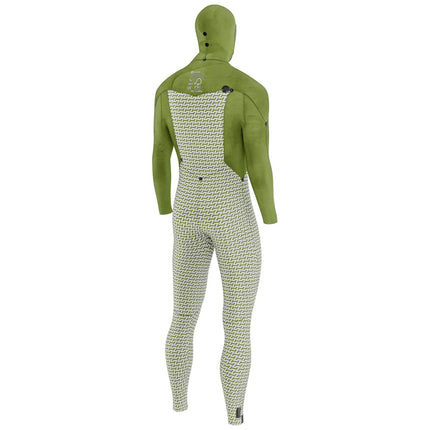 Prolimit Wetsuit Heren Predator Steamer Free-X 4/3MM Hooded Zwart