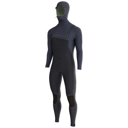 Prolimit Wetsuit Heren Predator Steamer Free-X 4/3MM Hooded Zwart