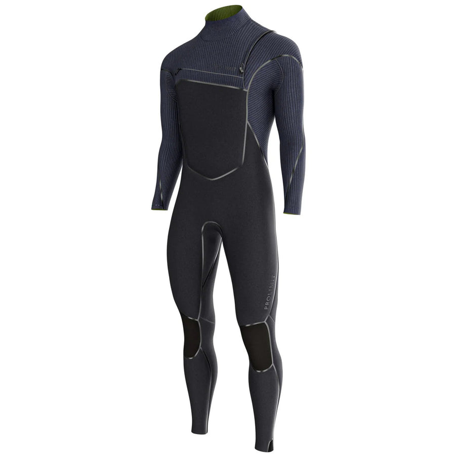 Prolimit Wetsuit Heren Predator Steamer Free-X 6/4MM Zwart