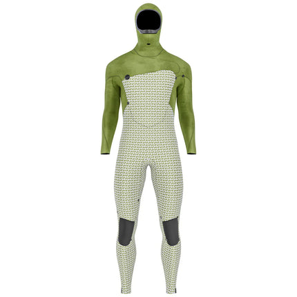 Prolimit Wetsuit Heren Predator Steamer Free-X 6/4MM Hooded Donkerblauw
