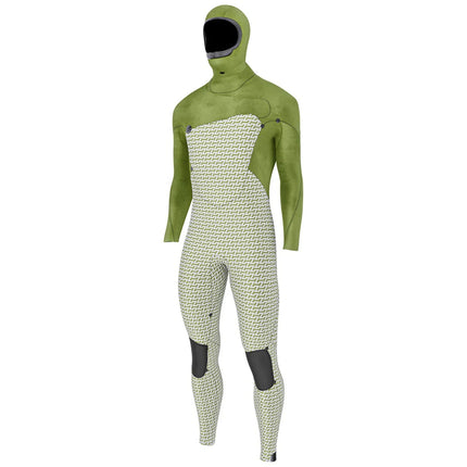 Prolimit Wetsuit Heren Predator Steamer Free-X 6/4MM Hooded Donkerblauw