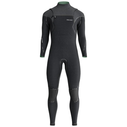 Prolimit Wetsuit Heren Mercury Steamer Freezip 6/4MM Zwart