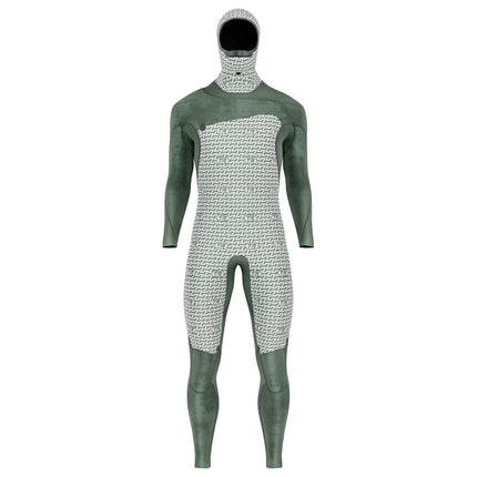 Prolimit Wetsuit Heren Mercury Steamer Free-X 6/4MM Hooded Zwart