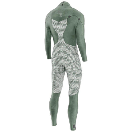 Prolimit Wetsuit Heren Vapor Steamer C-Zip 5/4MM Zwart/Blauw