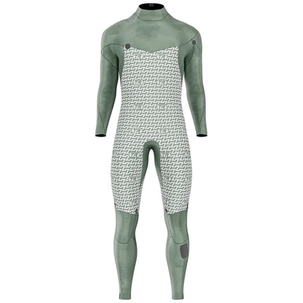 Prolimit Wetsuit Heren Vapor Steamer C-Zip 5/4MM Zwart/Blauw