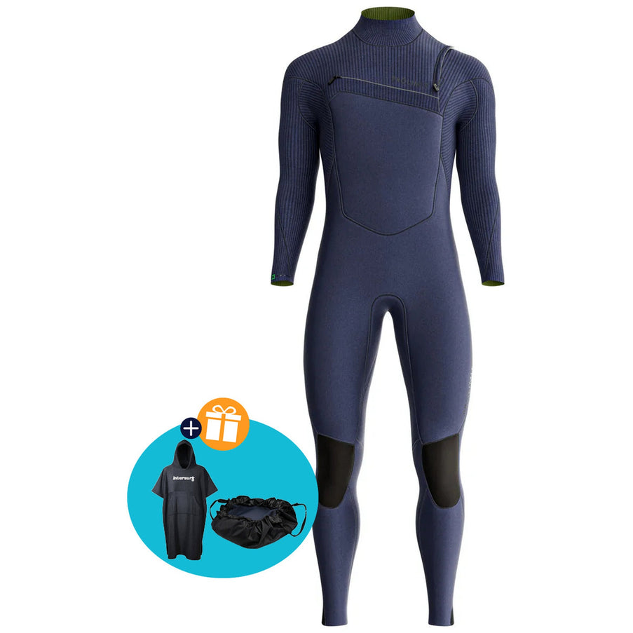 Prolimit Wetsuit Heren Predator Steamer Free-X 5/4MM Blauw