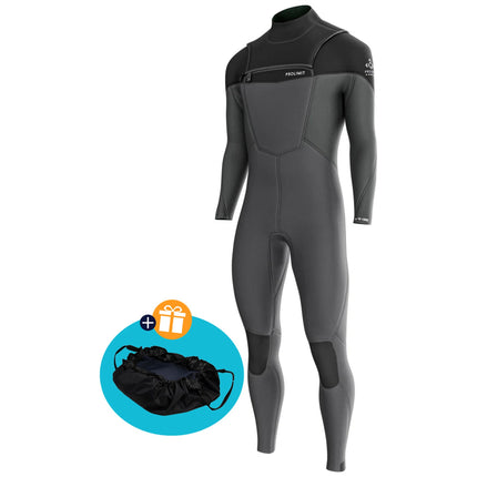 Prolimit Wetsuit Heren Fusion Steamer Freezip 5/4MM Zwart