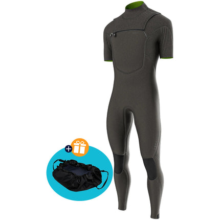 Prolimit Wetsuit Heren Predator Steamer Freezip SA 4/3MM Zwart