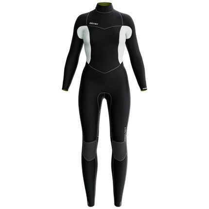 Prolimit Wetsuit Dames Edge Steamer V-Zip 5/4MM Zwart