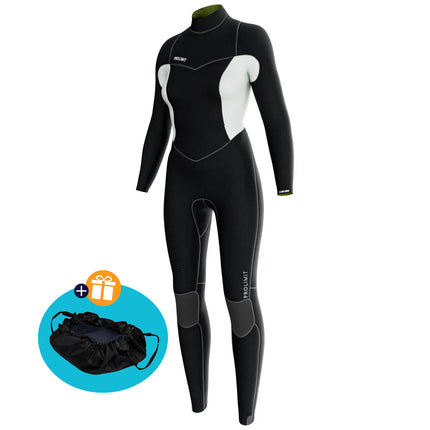 prolimit-wetsuit-dames-edge-steamer-v-zip-5-4mm-zwart