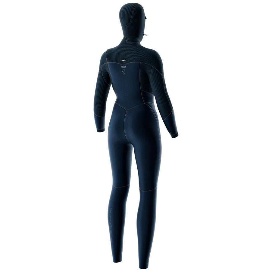 Prolimit Wetsuit Dames Flare Steamer Free-X 6/4MM Hooded Blauw