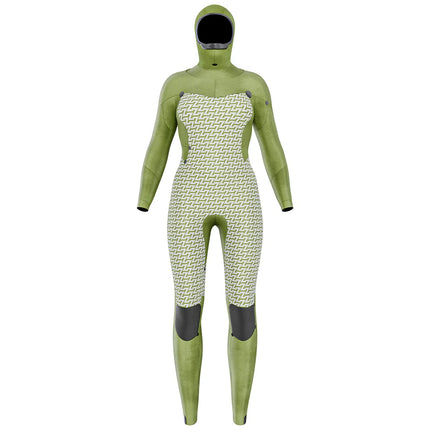 Prolimit Wetsuit Women's Flare Steamer Free-X 6/4MM Hooded Blue