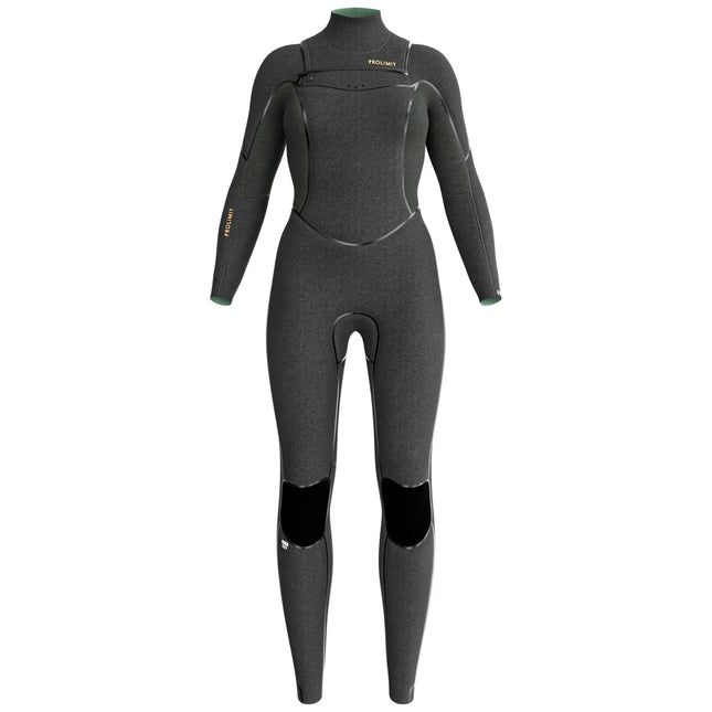 Prolimit Wetsuit Dames Oxygen Steamer Freezip 6/4MM Zwart