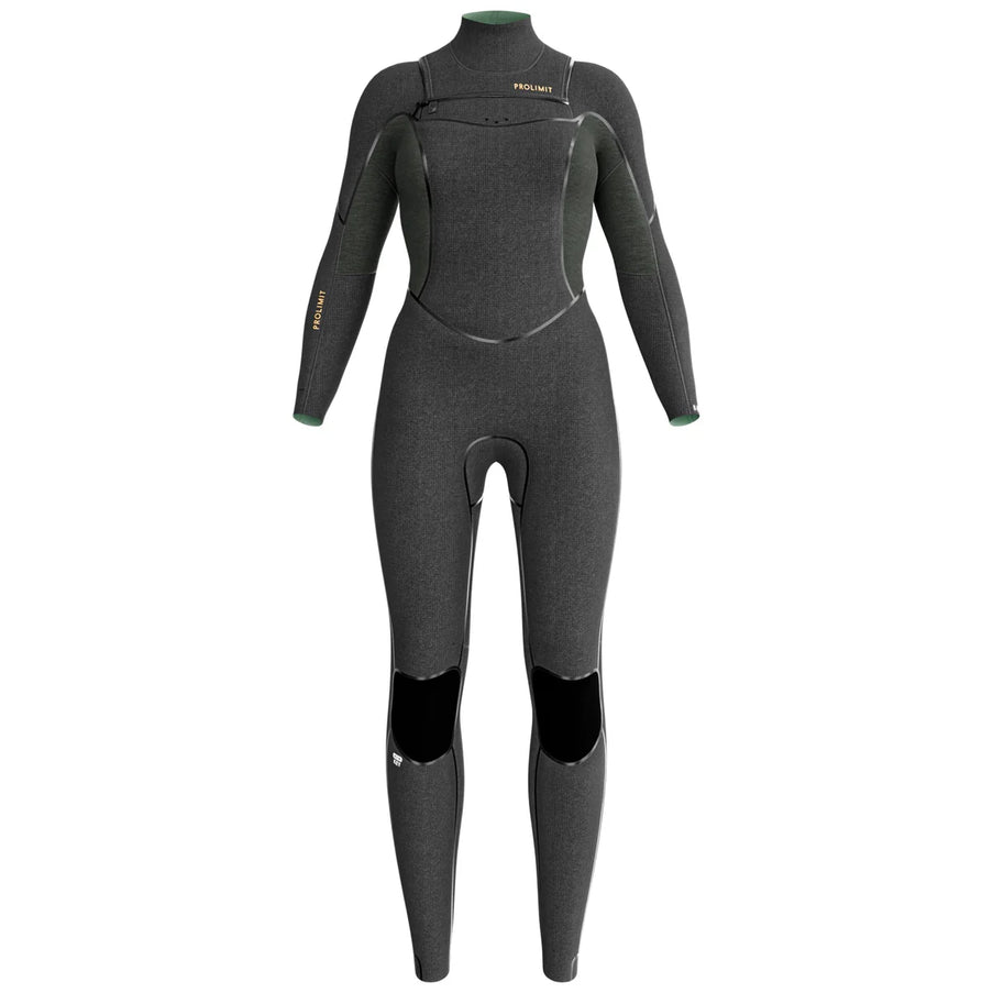 Prolimit Wetsuit Dames Oxygen Steamer Freezip 6/4MM Zwart
