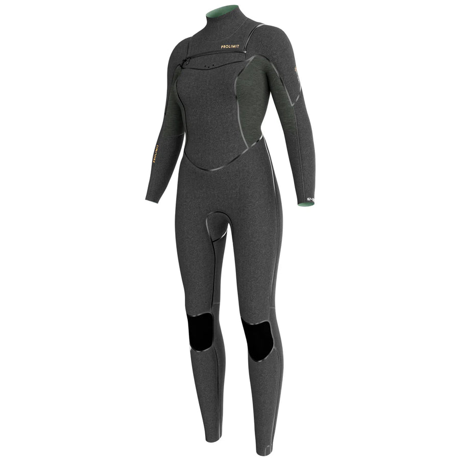 Prolimit Wetsuit Dames Oxygen Steamer Freezip 6/4MM Zwart