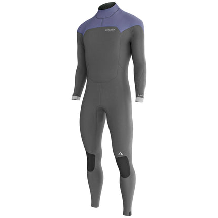 Prolimit Wetsuit Heren ACE Steamer V-Zip 3/2MM Zwart/Blauw