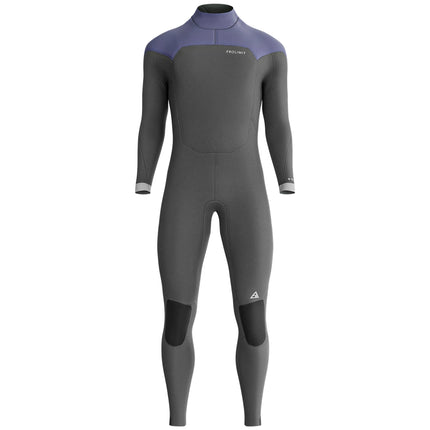 Prolimit Wetsuit Heren ACE Steamer V-Zip 3/2MM Zwart/Blauw