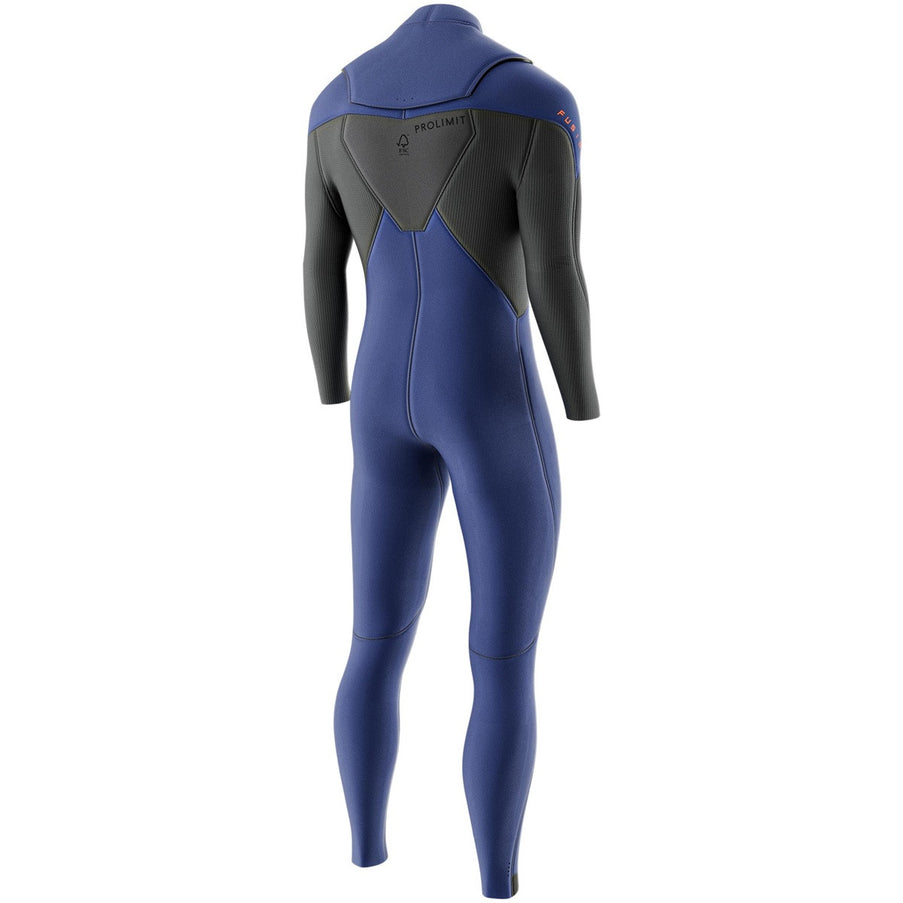 Prolimit Wetsuit Heren Fusion Steamer Freezip 5/4MM Blauw/Grijs