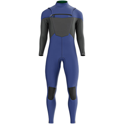Prolimit Wetsuit Men's Fusion Steamer Freezip 5/4MM Blue/Gray