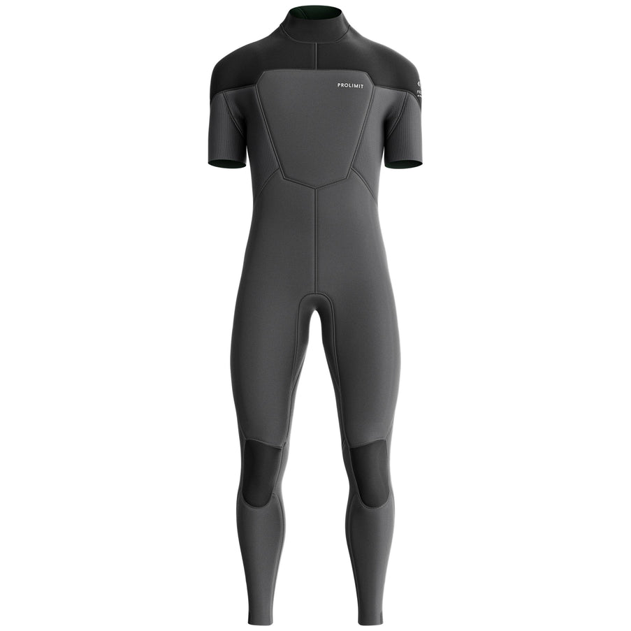 Prolimit Wetsuit Heren Fusion Steamer SA V-Zip 3/2MM Zwart