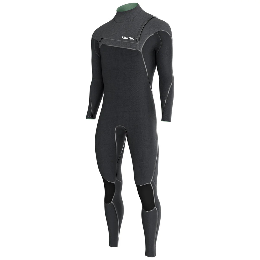 Prolimit Wetsuit Heren Mercury Steamer Free-X 6/4MM Zwart