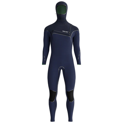 Prolimit Wetsuit Men's Mercury Steamer Free-X 6/4mm Hooded Dark Blue