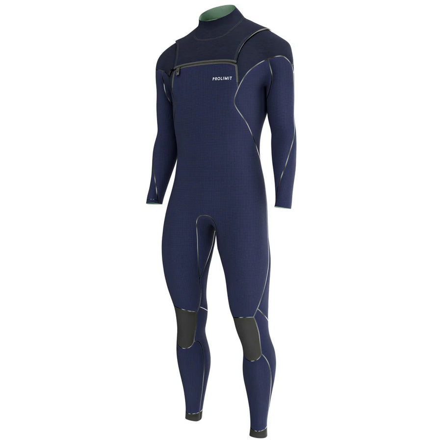Prolimit Wetsuit Heren Mercury Steamer Freezip 6/4MM Donkerblauw