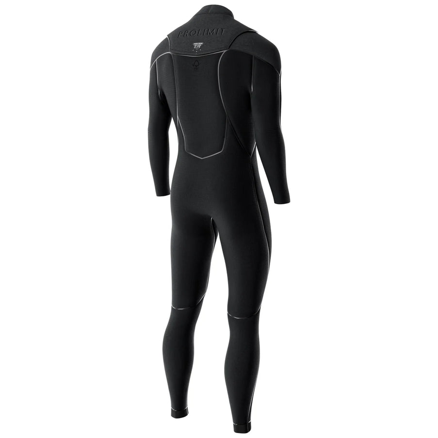 Prolimit Wetsuit Heren Mercury Steamer Freezip 6/4MM Zwart
